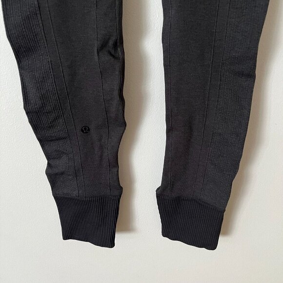 Lululemon Ebb To Street Pant Seamless Leggings Charcoal Gray Women's Size 4 - Picture 6 of 9